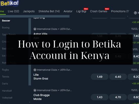 How to Login to Betika Account in Kenya .